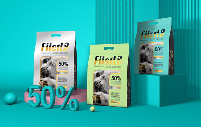 菲力萊思寵物食品包裝設計開發系列